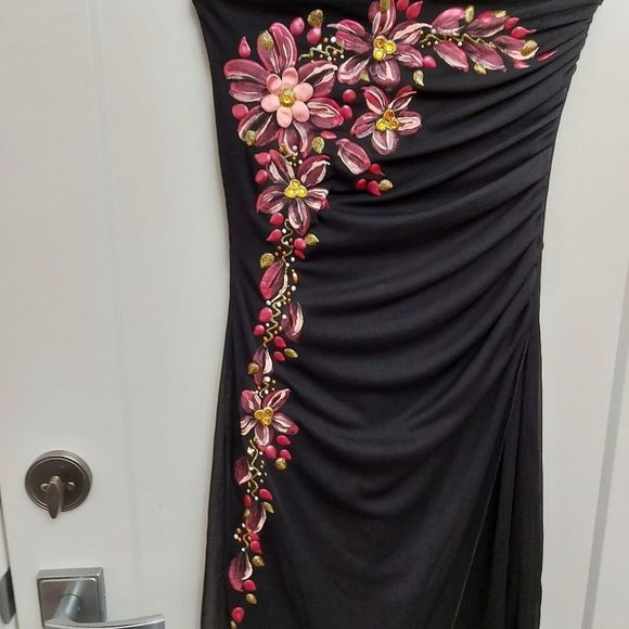 Fairweather Strapless Jump Suit with sheer overlay Size Medium - Picture 1 of 10